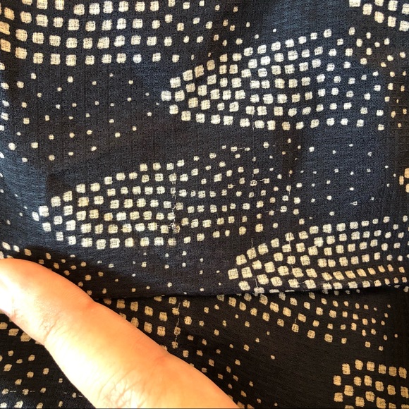 I <3 Ronson Navy Sleeveless Ruffle Front Dress - Picture 10 of 10